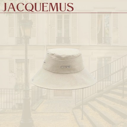 【JACQUEMUS】De-Nimes Bucket Hat ホワイト
