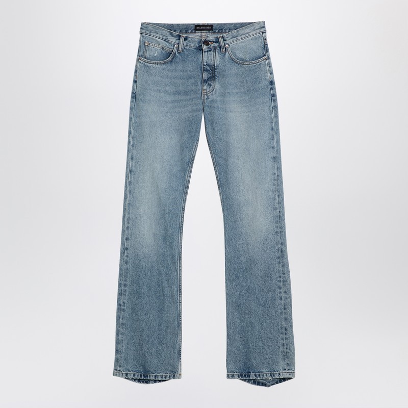 【関税&送料込】Balenciaga Light Blue Jeans With Distressed