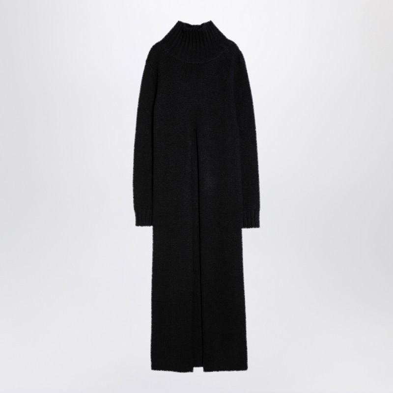 【関税&送料込】Jil Sander Long Black Alpaca Turtleneck Dres