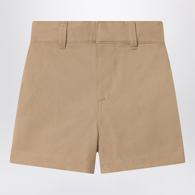 【関税&送料込】Burberry Beige Cotton Blend Shorts