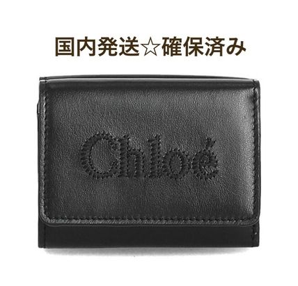 国内発送!セール☆クロエ 三つ折り財布 ブラック Chloe(クロエ) 折りたたみ財布(レディース) - 海外通販のBUYMA