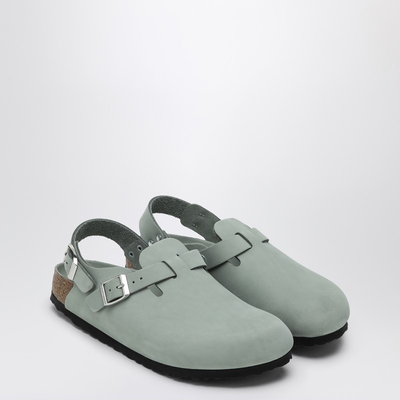 【関税&送料込】Birkenstock Sage Coloured Suede Tokyo Slippe