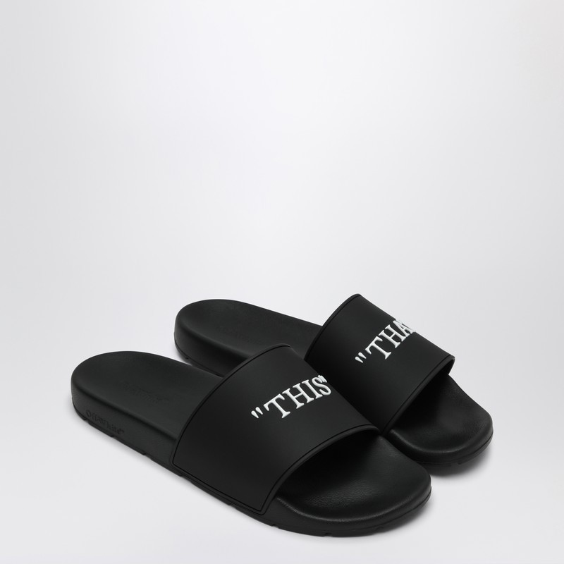【関税&送料込】Off-White Black This That Slides