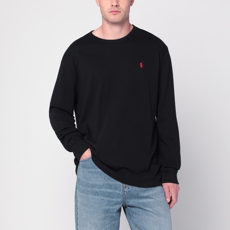 【関税&送料込】Polo Ralph Lauren Black Cotton Classic-Fit T