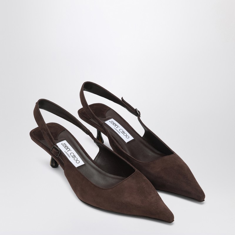 【関税&送料込】Jimmy Choo Amel 50 Pumps In Chocolate Colour