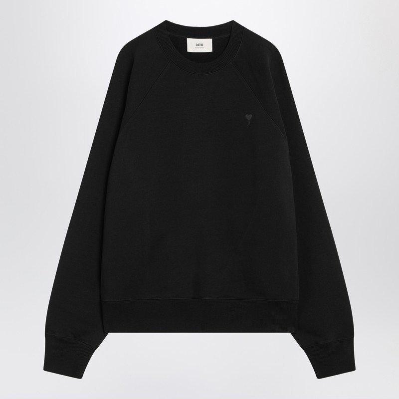 【関税&送料込】Ami Paris Ami De Coeur Black Sweatshirt