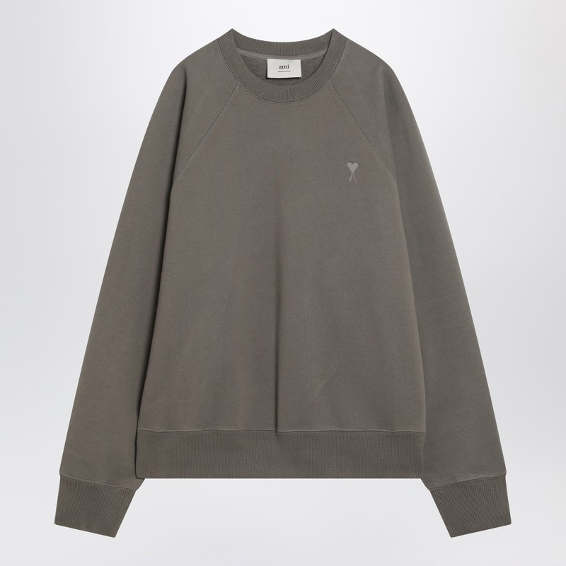 【関税&送料込】Ami Paris Ami De Coeur Grey Sweatshirt