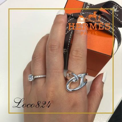 【人気】HERMES パンクアンカーチェーンリング