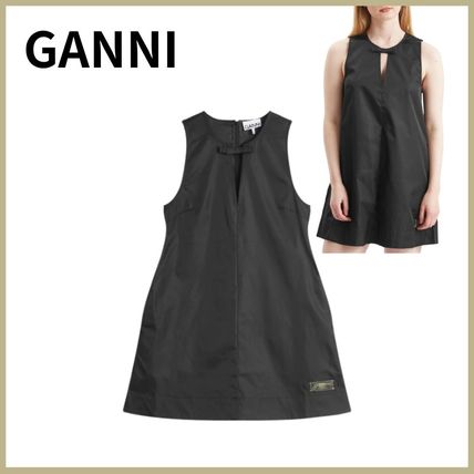 関税送料込み【Ganni】ダッチェス ナイロン ミディワンピース ナイロン Ganni(ガニー) ワンピース(レディース) - 海外通販のBUYMA