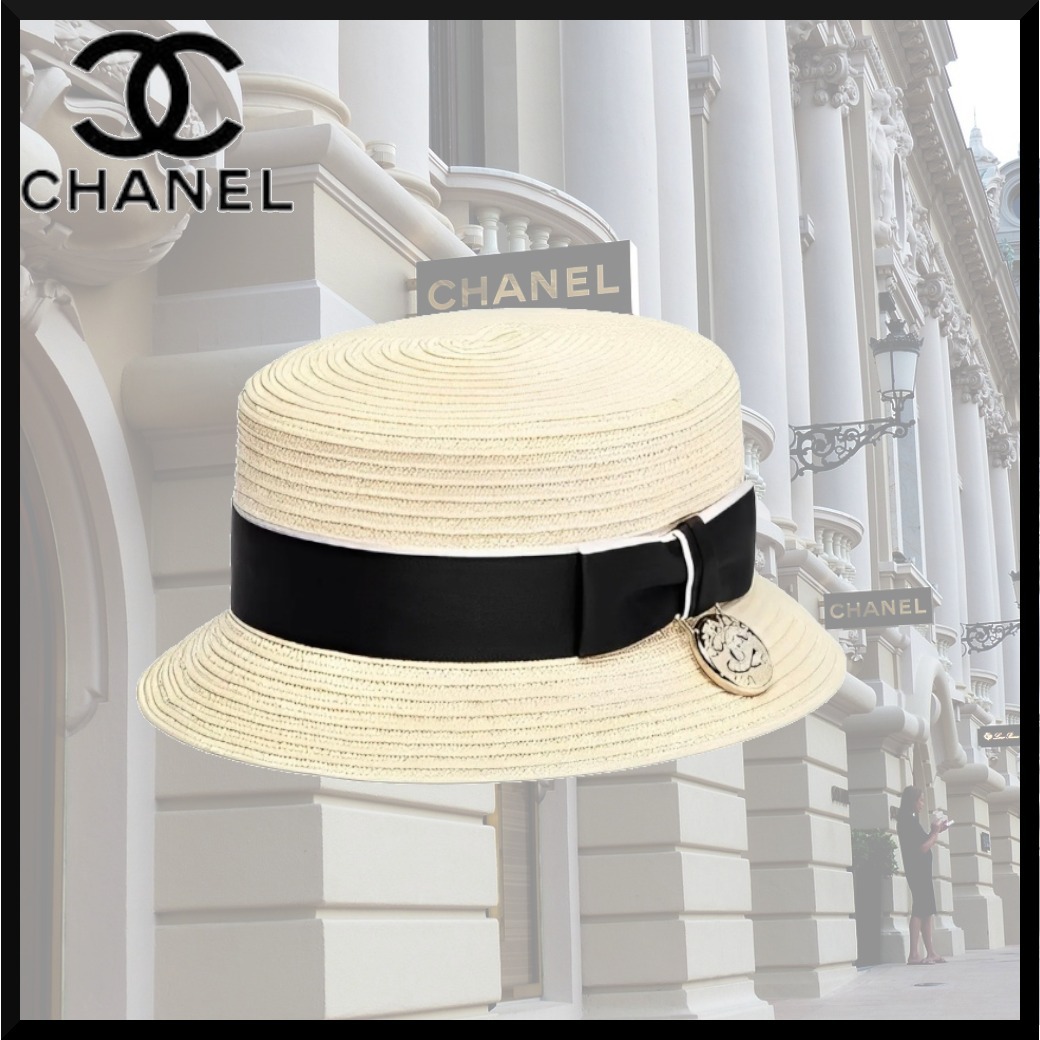 【エレガントな装いに♪】CHANEL カンカン帽