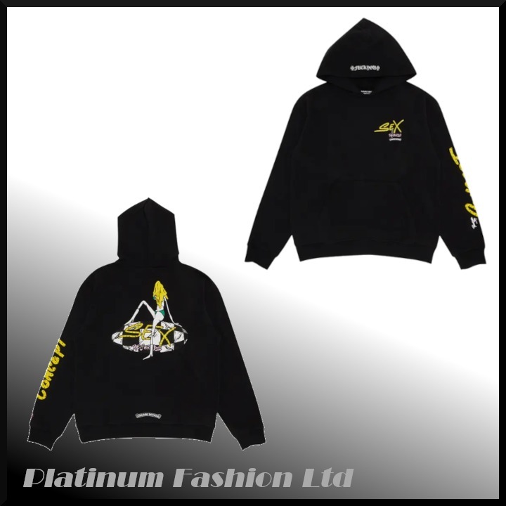 希少【Chrome Hearts x Matty Boy】Sex Records Concept Hoodie