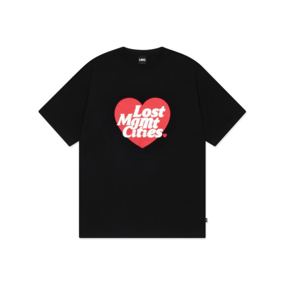 Tシャツ・カットソー LMC HEART LOGO TEE black 0LM45STS205BLK