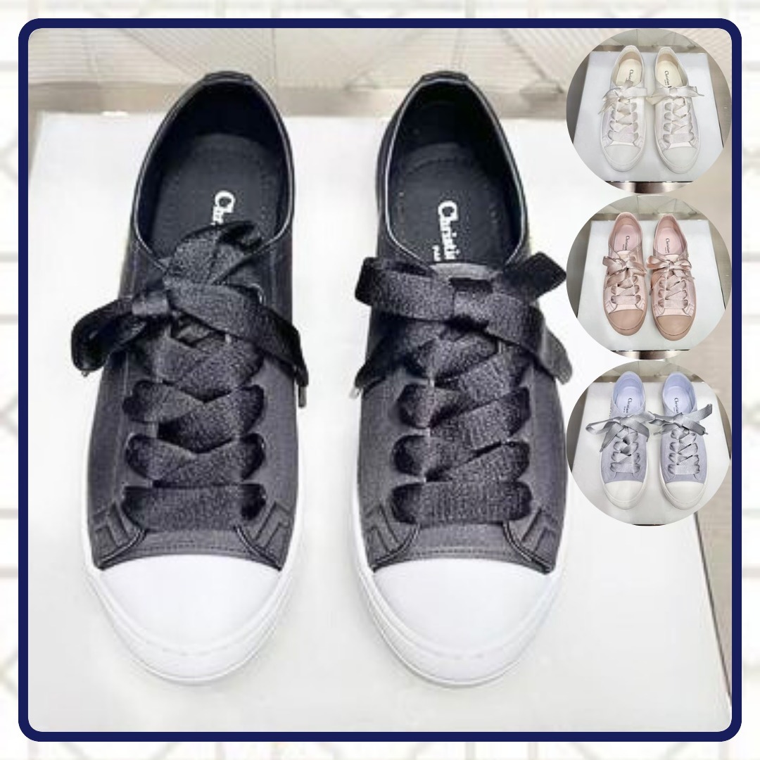 【幅広のシューレースが可愛い♪】DIOR スニーカー