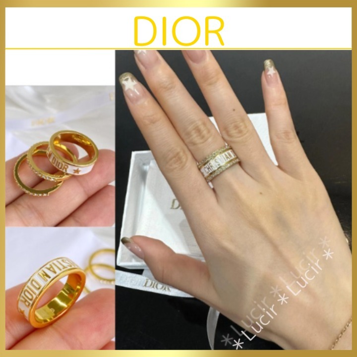 美しさを纏い☆Diorディオール Code リングセット