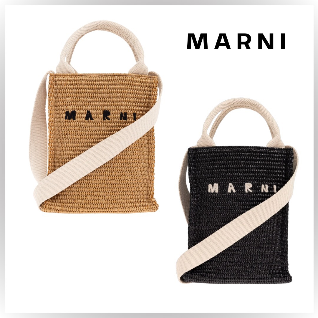 【MARNI】関送込 ２WAY ショルダーバッグ かごバッグ