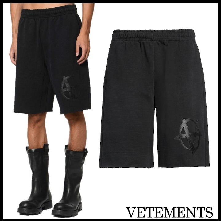関税送料込◆VETEMENTS ◆リバース アナーキー ショーツ