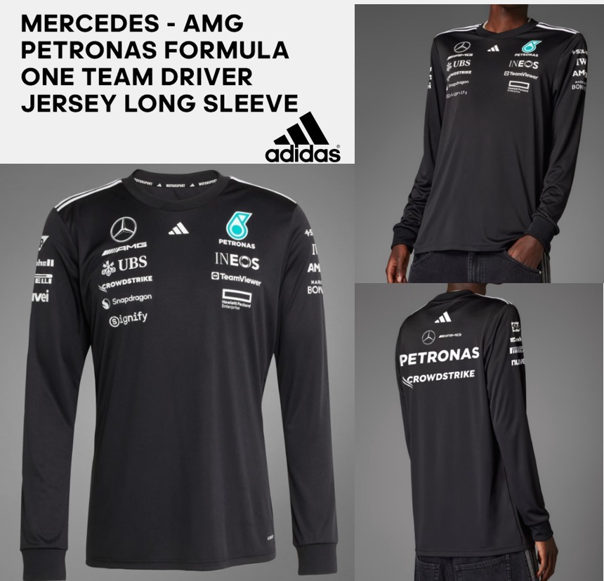 メルセデスAMG！アディダス×TEAM DRIVER JERSEY LONG SLEEVE