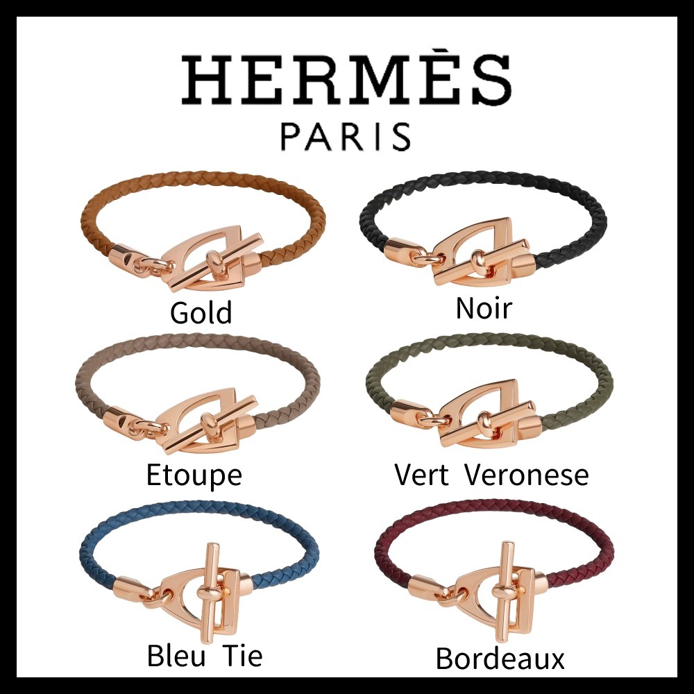 【Hermes】Etrier bracelet Rose Gold ◆国内発送◆