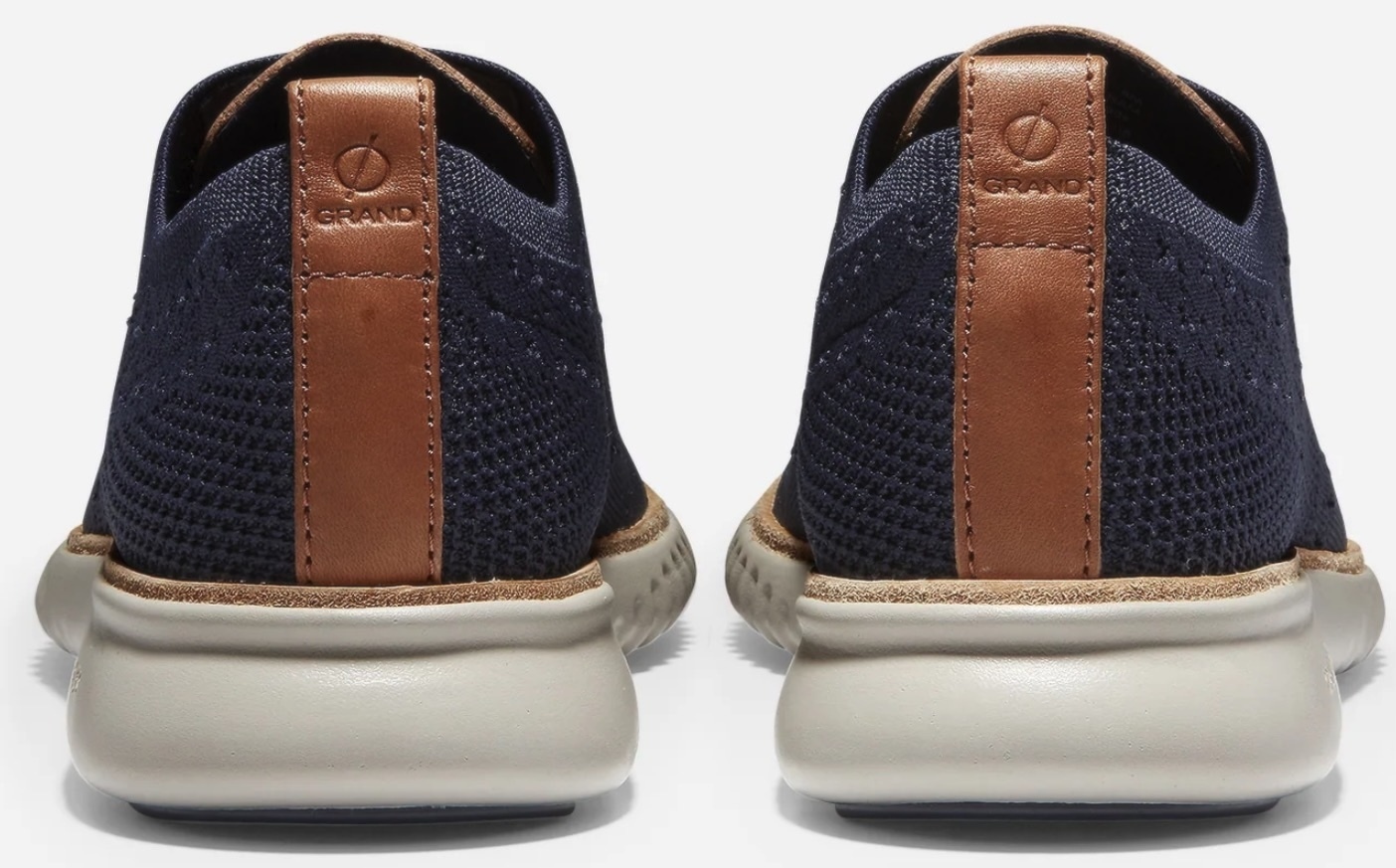 Cole Haan 27.5cm ゼログランド ブルー スニーカー ニット 軽量