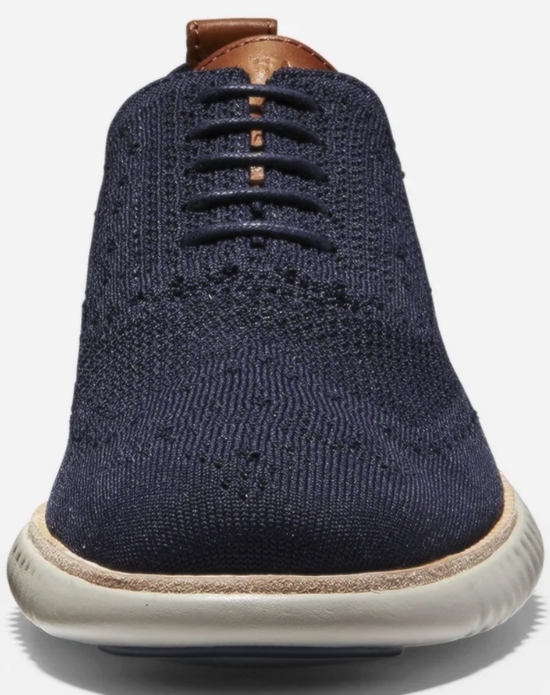 Cole Haan 27.5cm ゼログランド ブルー スニーカー ニット 軽量