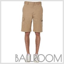 MSGM COTTON CARGO BERMUDA WITH LOGO