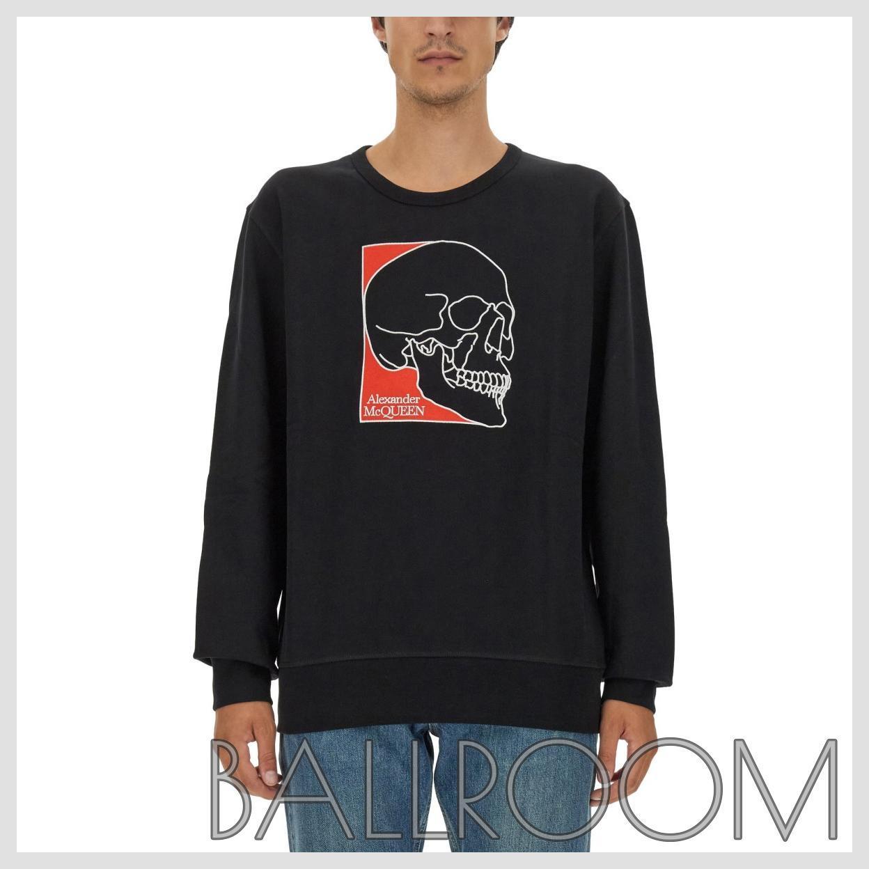 スウェット・トレーナー ALEXANDER MCQUEEN COTTON SWEATSHIRT WITH LOGO