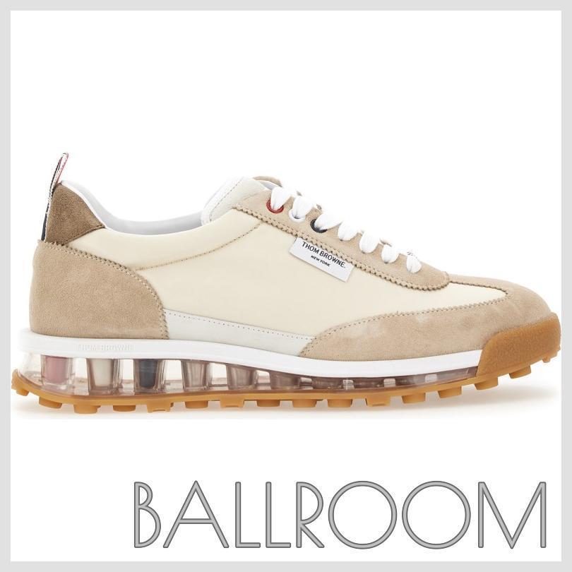 スニーカー THOM BROWNE SUEDE AND NYLON TECH RUNNER SNEAKER