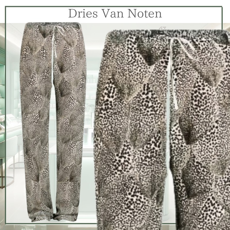 【上質リラックス】Dries Van Noten Pachasシルク混パンツ