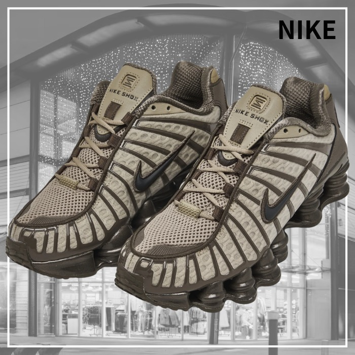快適《Nike》ショックス TL オフノワール アイアンストーン