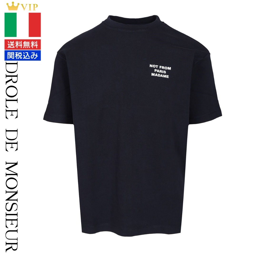 VIP【関税送料無料】希少 Drole De Monsieur Slogan T-shirt
