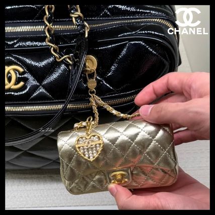 ハート CHANEL(シャネル) バッグチャーム(レディース) - 海外