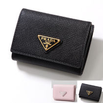 PRADA 三つ折り財布 1MH042 QHH トライアングルロゴ