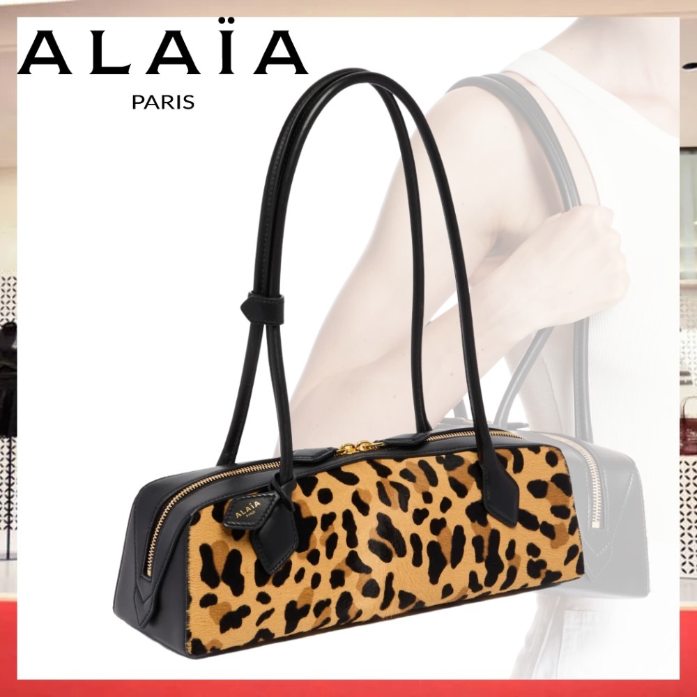 新作【ALAIA】アニマリエレザー ミディアム ル テッケル バッグ