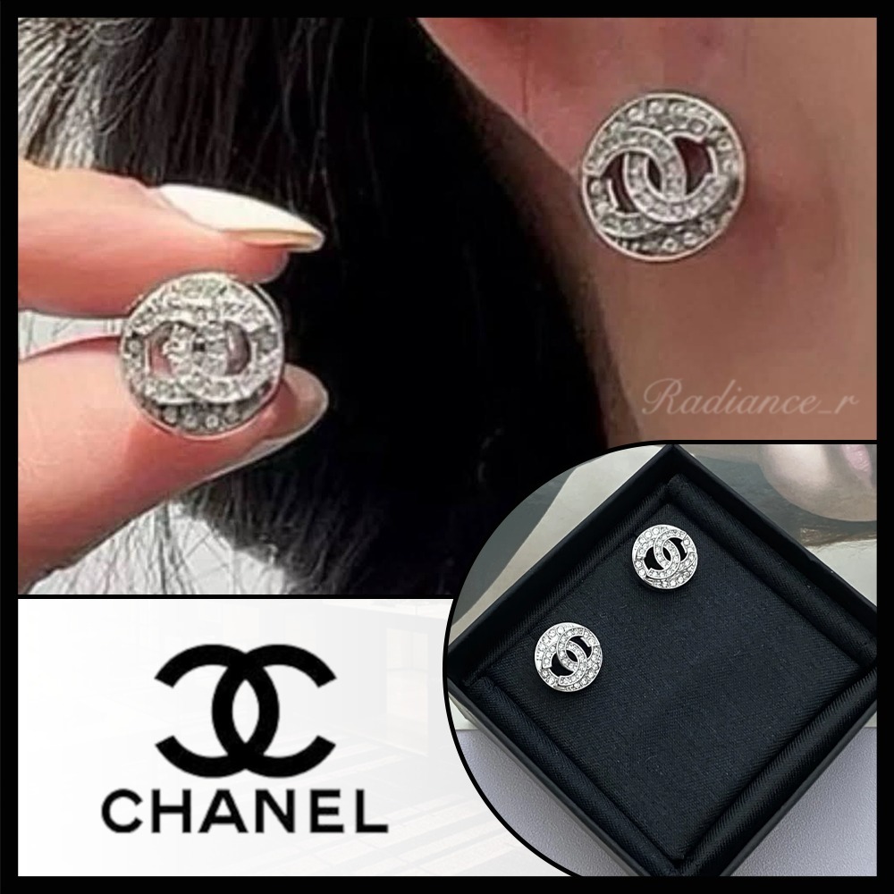 【キラッと華やか♡】CHANEL CCロゴ ピアス