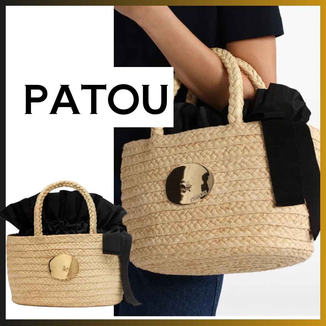 Patou Iconic ラフィア バッグ