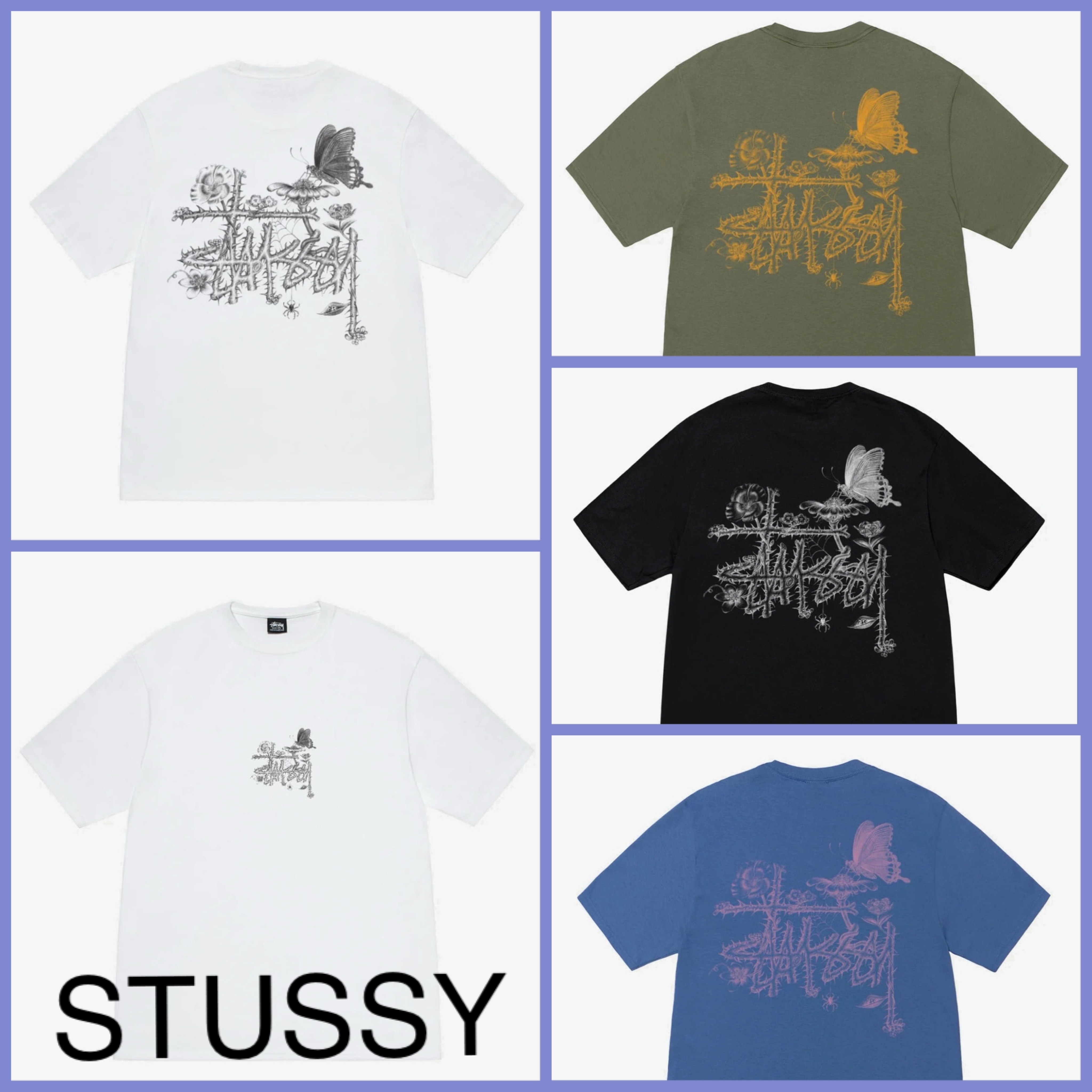 日本未発売【STUSSY】In Bloom Tシャツ