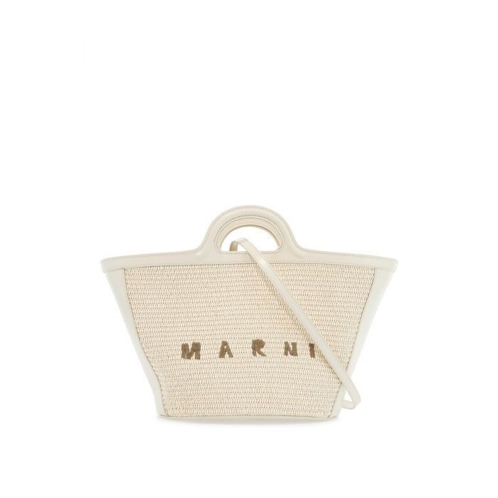 送料無料 / cotton and nylon handbag with woven design