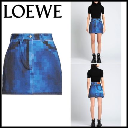 デニムスカート LOEWE(ロエベ) スカート(レディース) - 海外通販