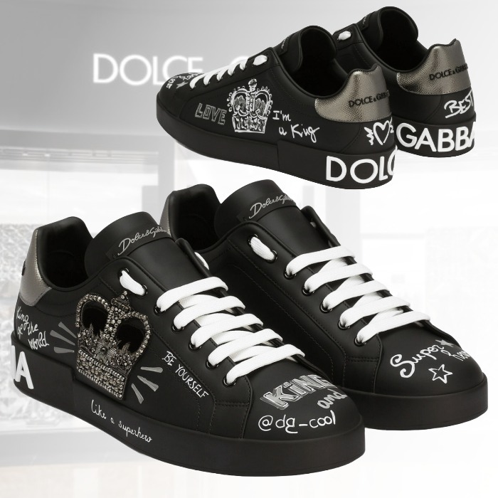 【個性を放つ一足】D&G PORTOFINO カーフスキン スニーカー