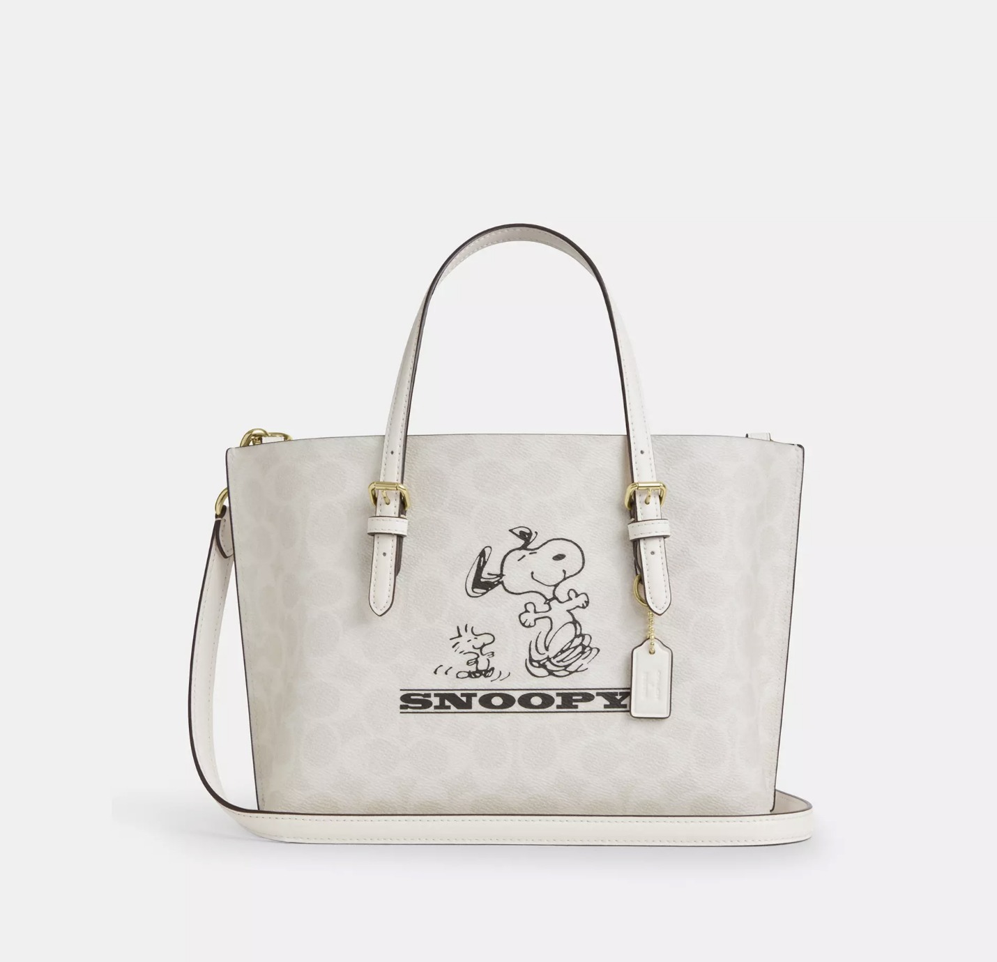 【COACH X PEANUTS】モリー トート バッグ 25 スヌーピー