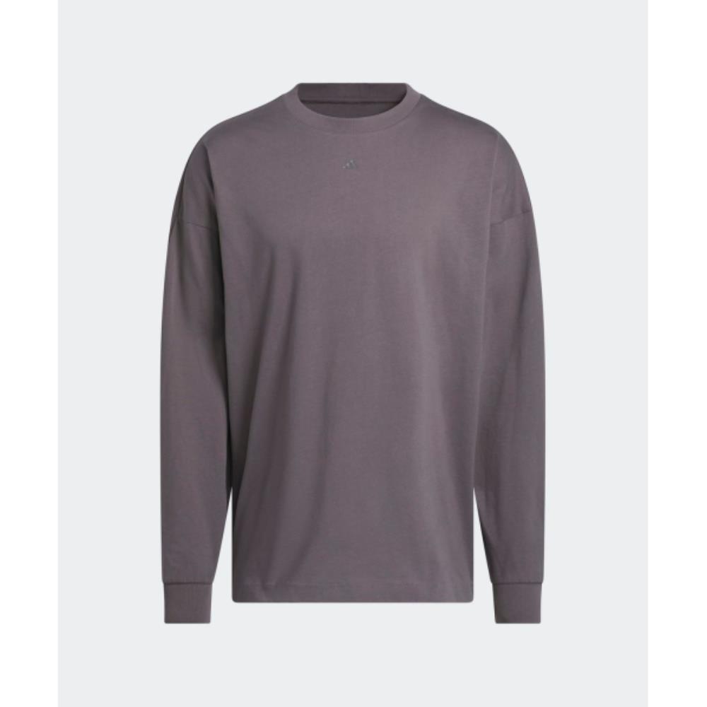 ◆adidas◆ Basketball Long Sleeve Tee Grey JC7835