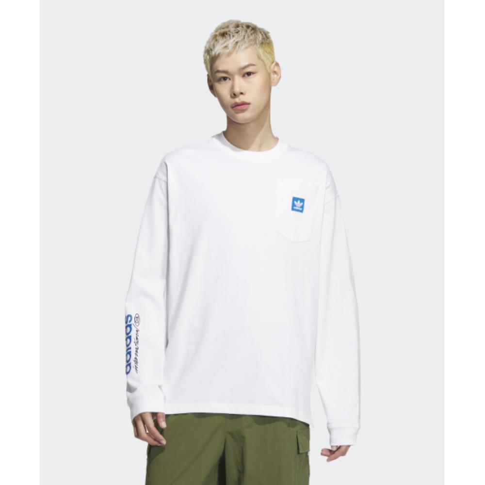 ◆adidas◆ City Skate Long Sleeve Tee White JC6833