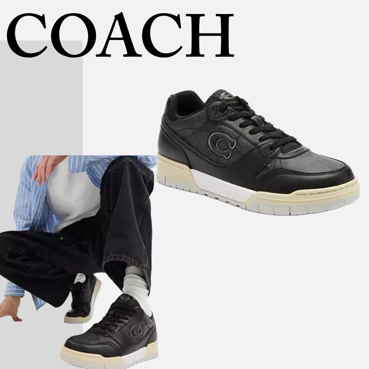 COACH ソーホー スニーカー・シグネチャー キャンバス