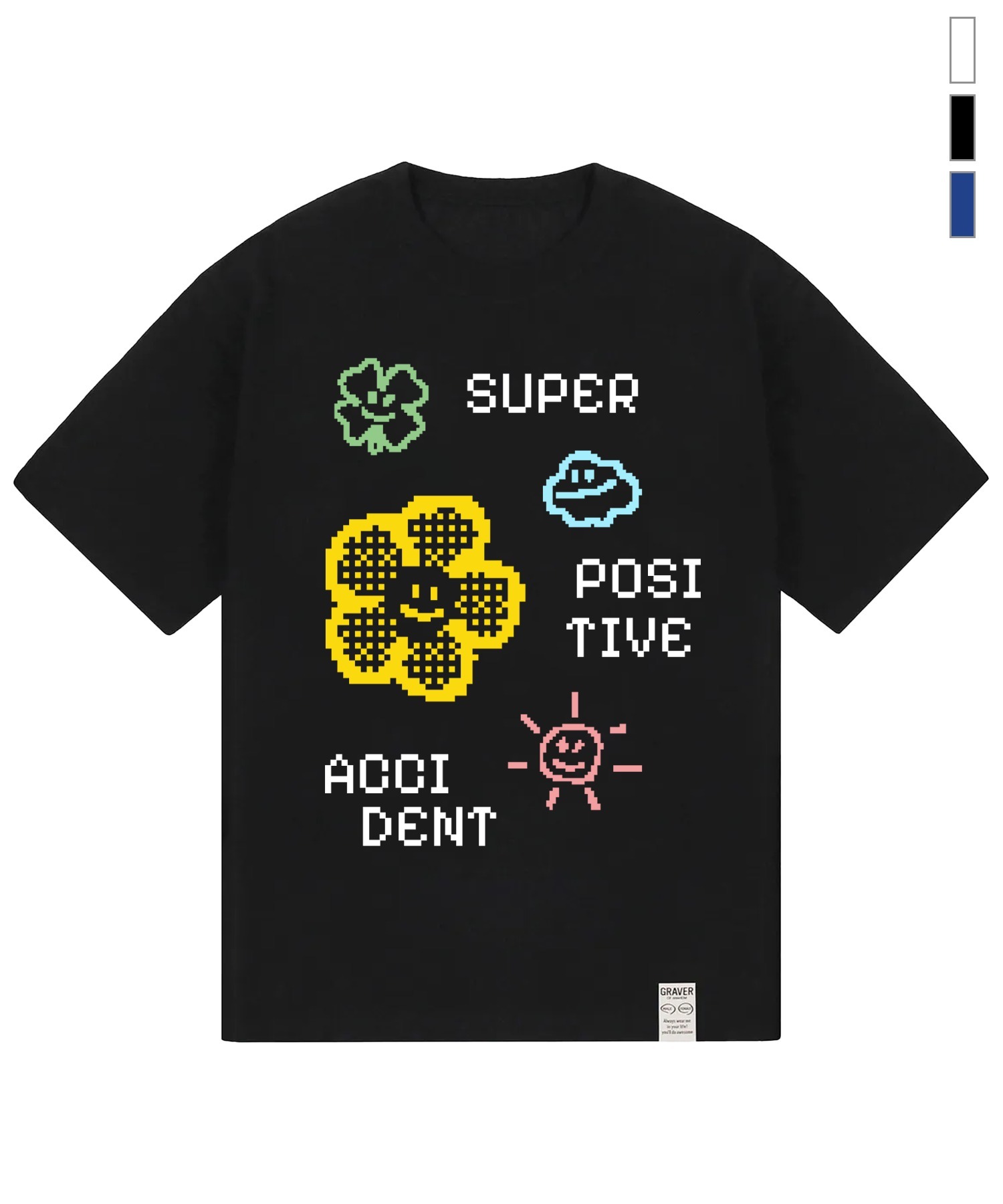 【GRAVER】POSITIVE 半袖T 3COLOR