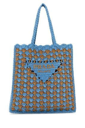 PRADA ラフィアトート