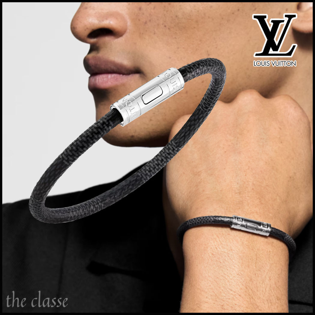 【お洒落】 Louis Vuitton ブレスレット キープ イット ダミエ