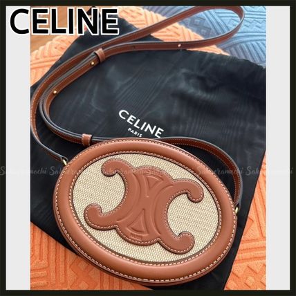 クロスボディ オーバルパース キュイル トリオンフ CELINE