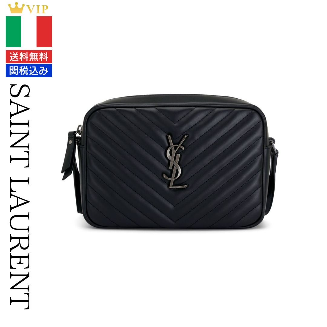 VIP【送料関税込】SAINT LAURENT LOU LEATHER CAMERA BAG