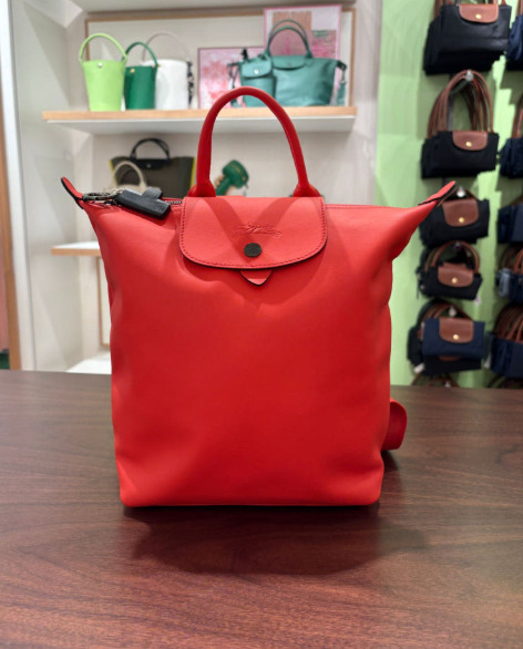 [Longchamp]ルプリアージュ XTRA レザーSmall Bag(Orange)