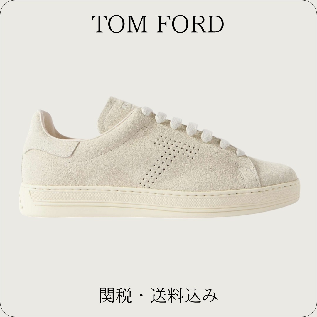 TOM FORD【スエード スニーカー☆ベージュ】関税送料込